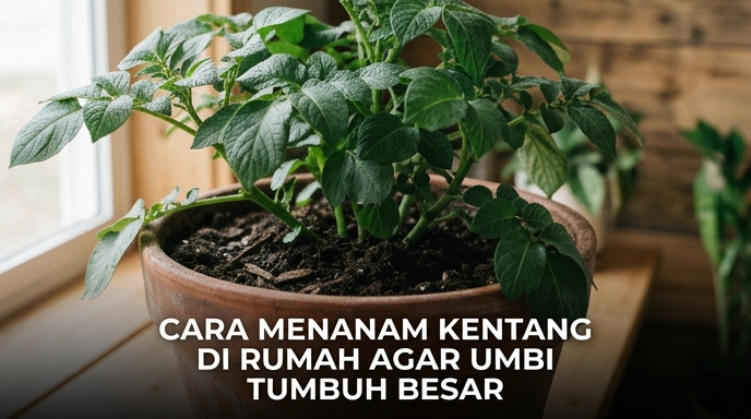 Cara Menanam Kentang di Rumah Agar Umbi Tumbuh Besar