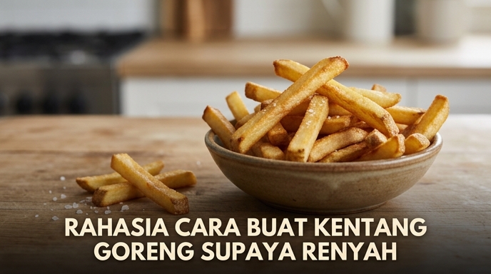 Rahasia Cara Buat Kentang Goreng Supaya Renyah