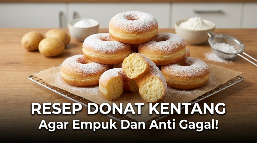 Resep Donat Kentang Agar Empuk Dan Anti Gagal!