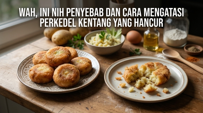 Wah, Ini Nih Penyebab Dan Cara Mengatasi Perkedel Kentang Yang Hancur